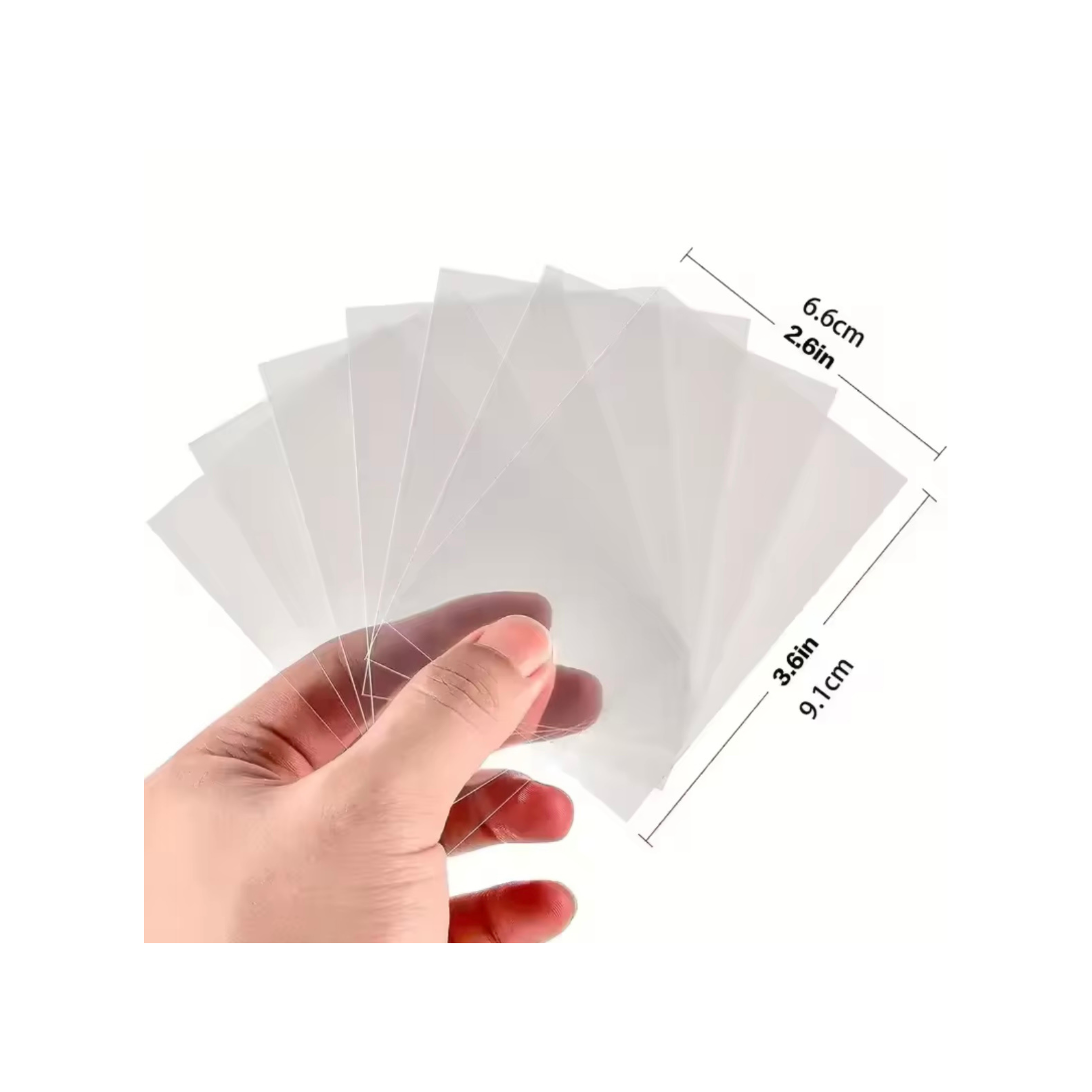 300 PCS Transparent Card Sleeves