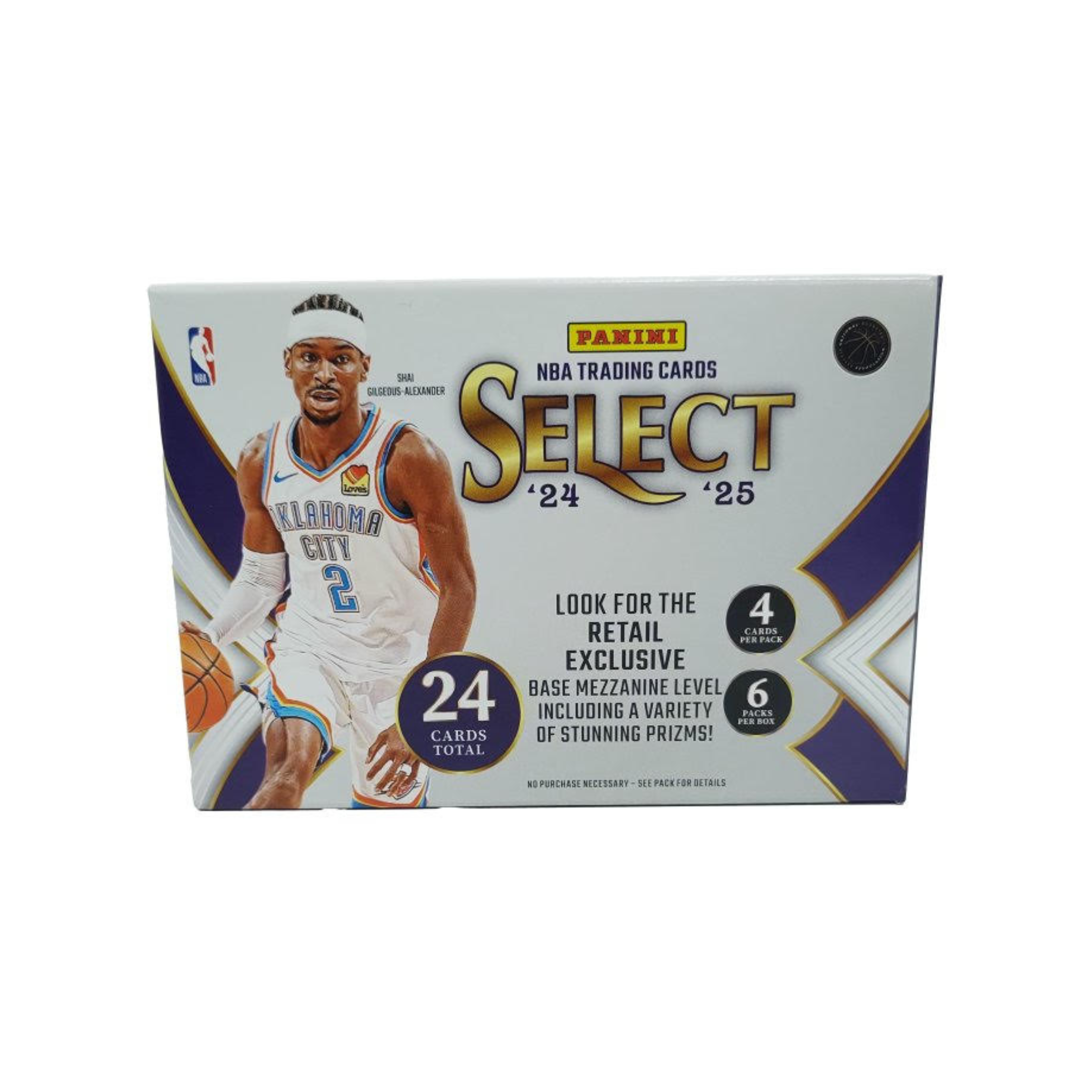 Panini Select 2024-25 NBA Basketball Trading Card Blaster Box