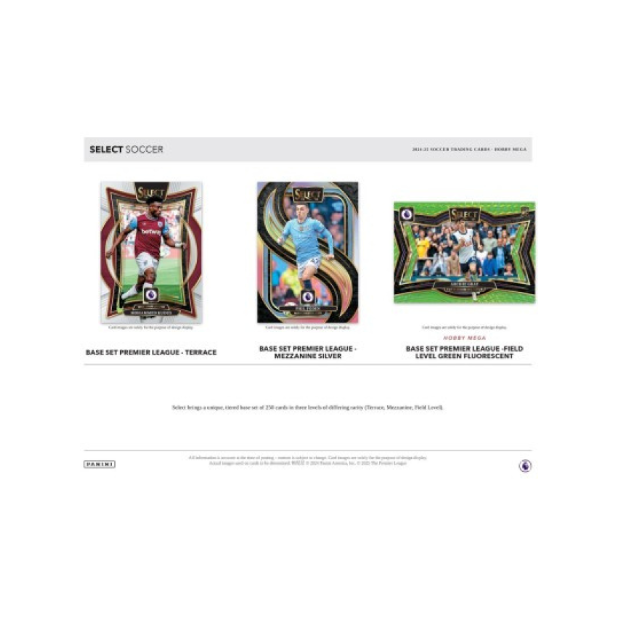 2024-25 Panini Select Premier League EPL Soccer Hobby Mega Box