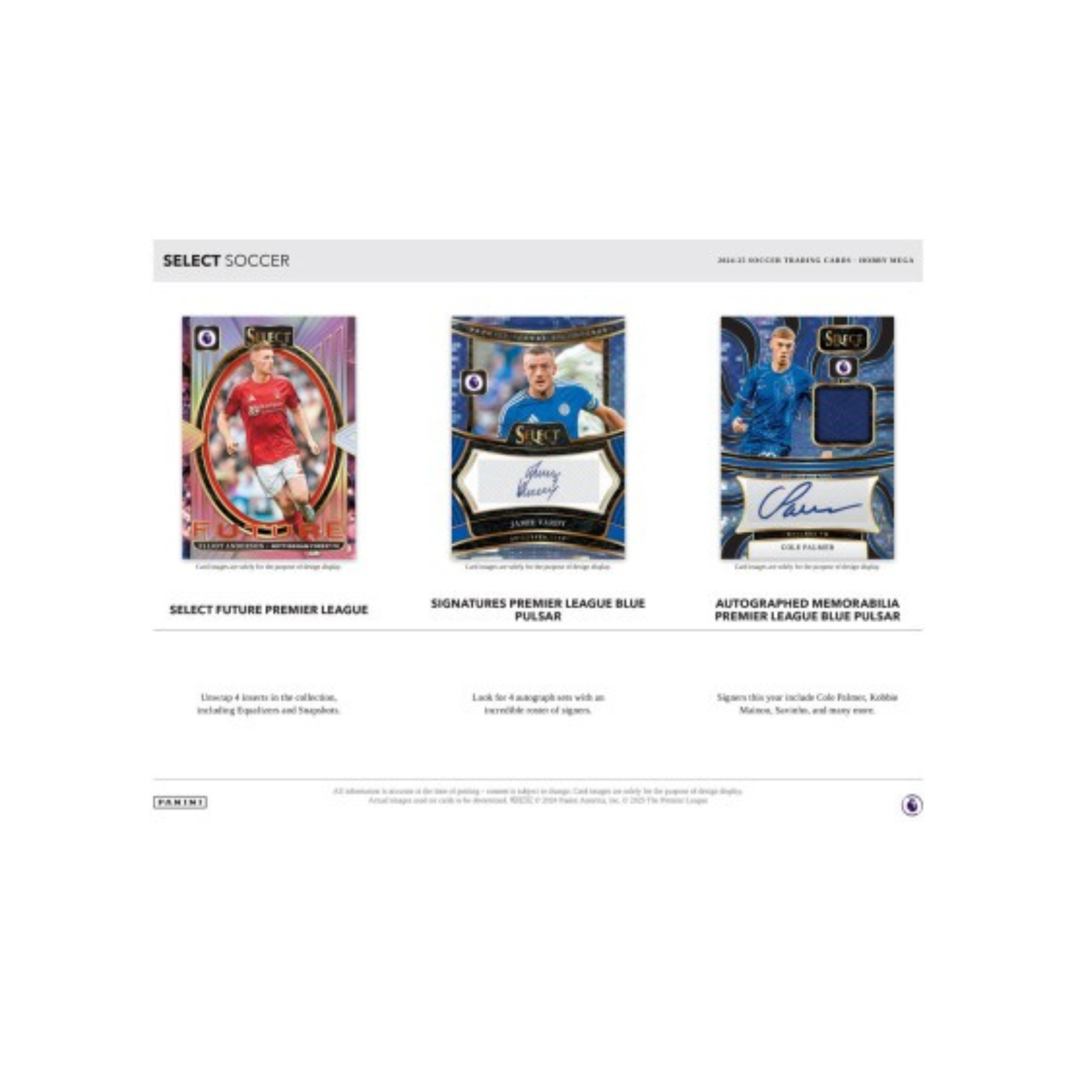 2024-25 Panini Select Premier League EPL Soccer Hobby Mega Box