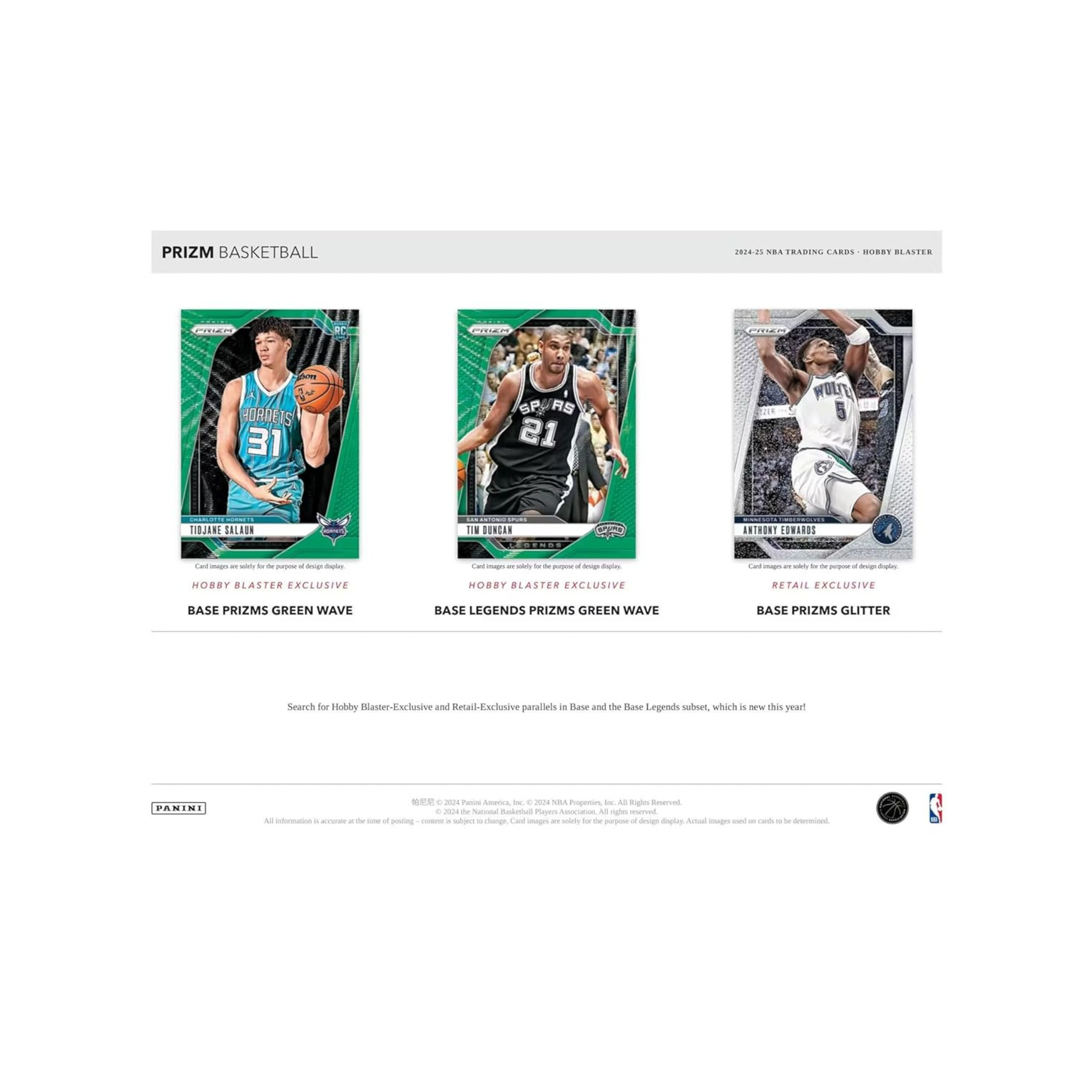 2024-25 Panini Prizm Basketball Hobby Blaster Box Green Wave