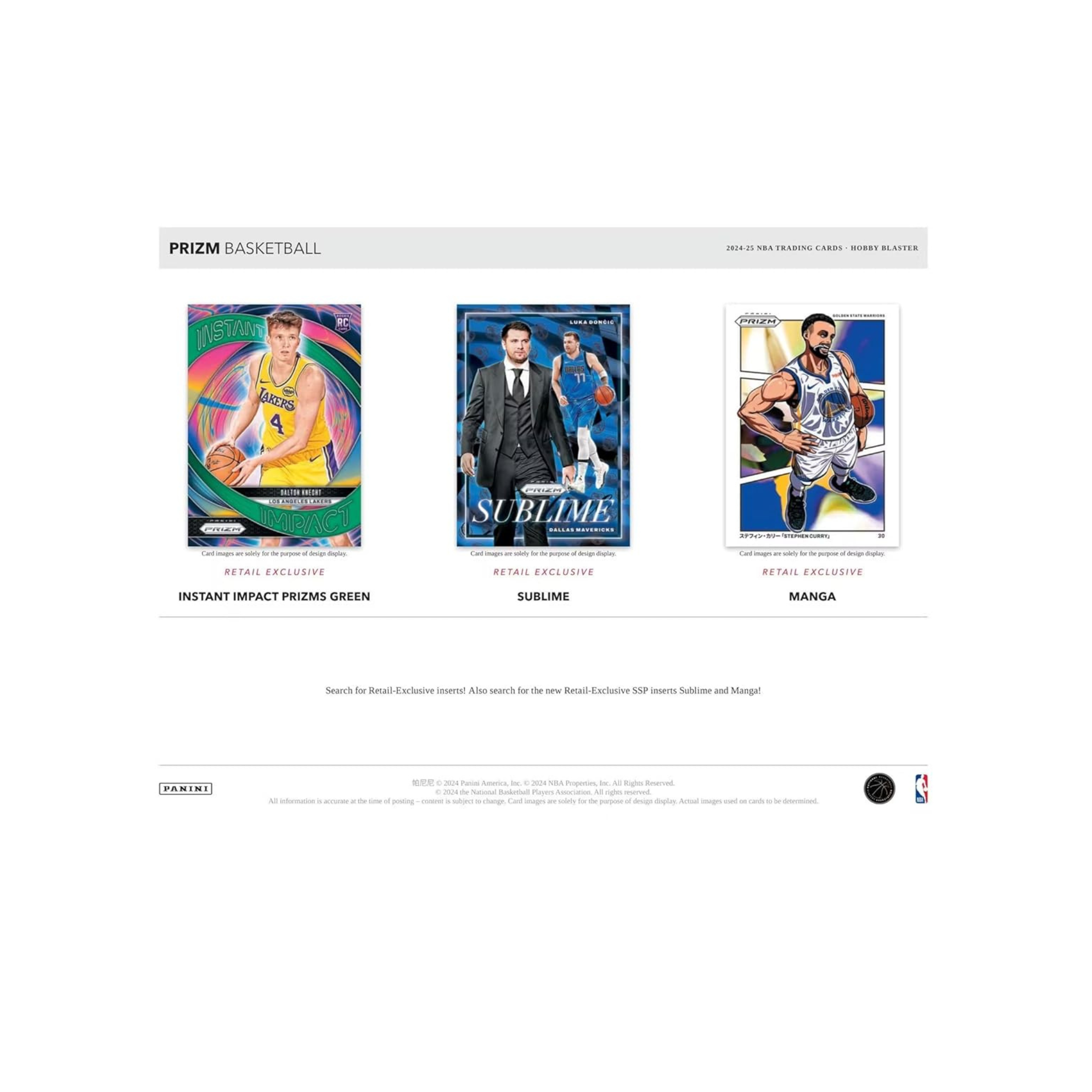 2024-25 Panini Prizm Basketball Hobby Blaster Box Green Wave