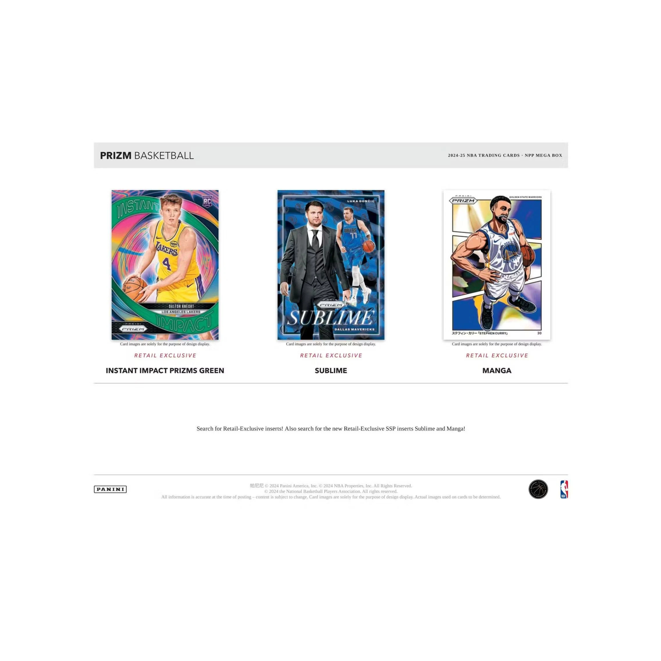 Panini 2024/2025 NBA Prizm Basketball Mega Box