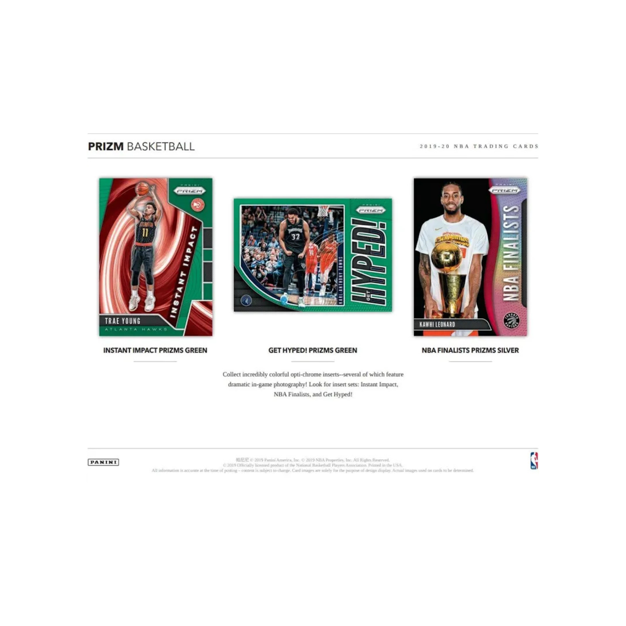 2019-20 Panini Prizm Basketball Retail Box