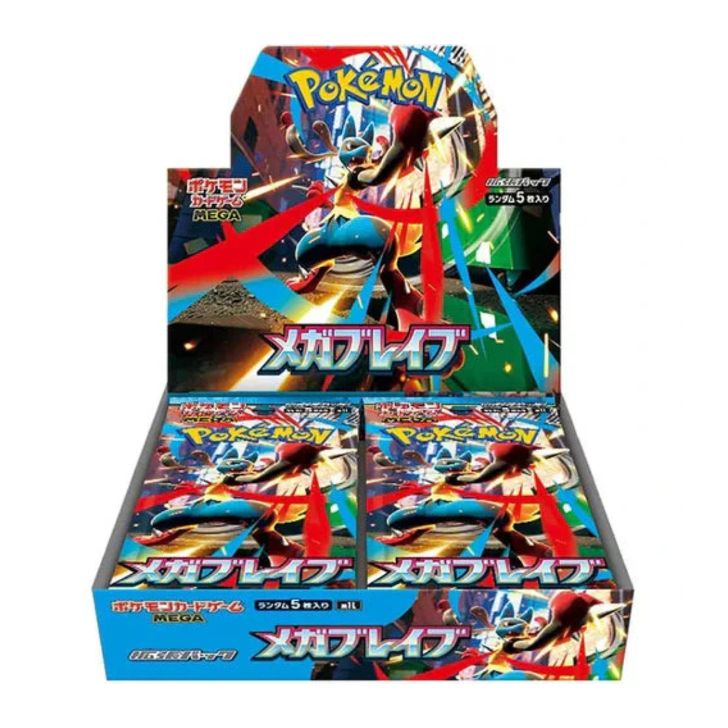 Japanese Pokemon TCG Mega Brave M1L Booster Box