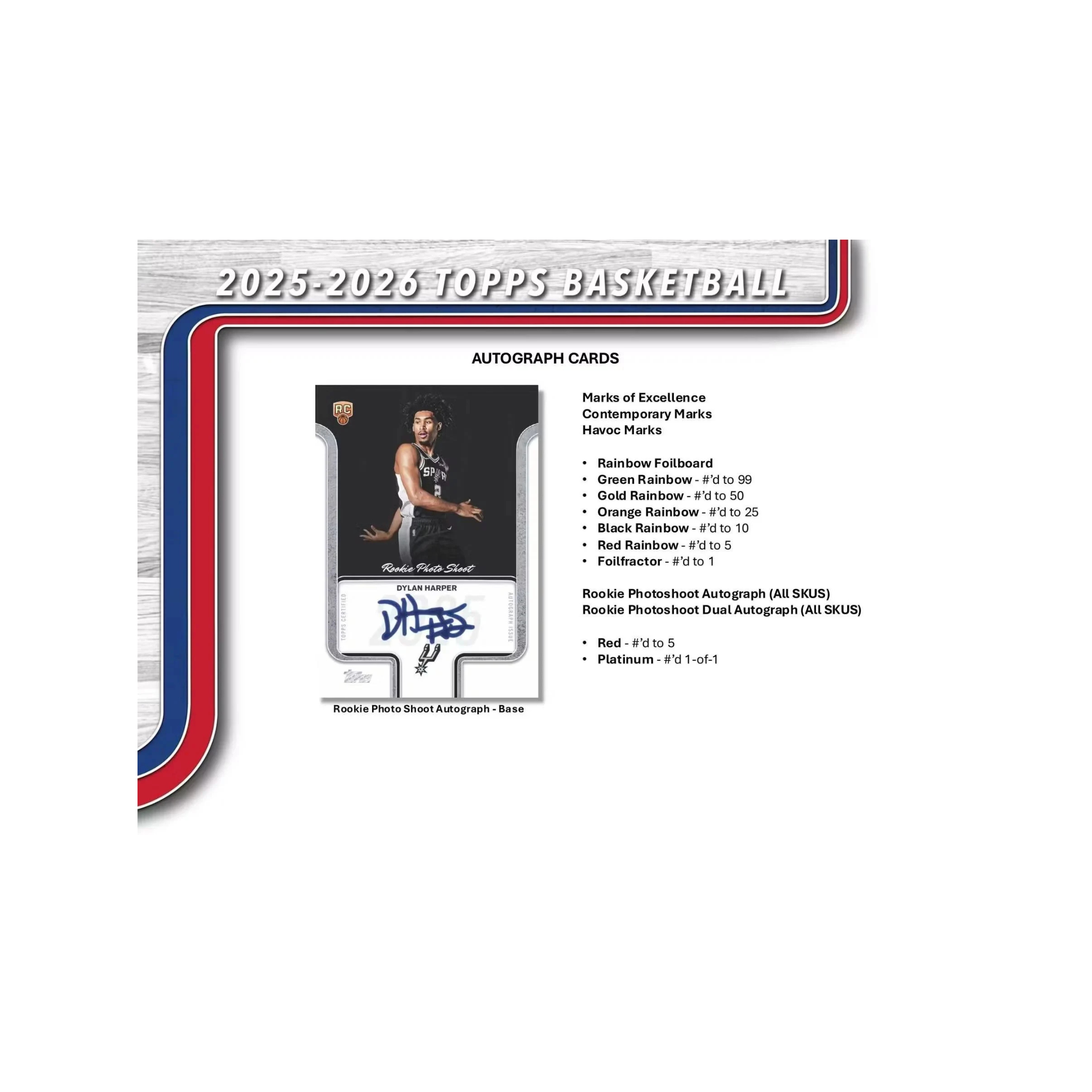 2025-26 Topps Basketball NBA Value Box / Blaster