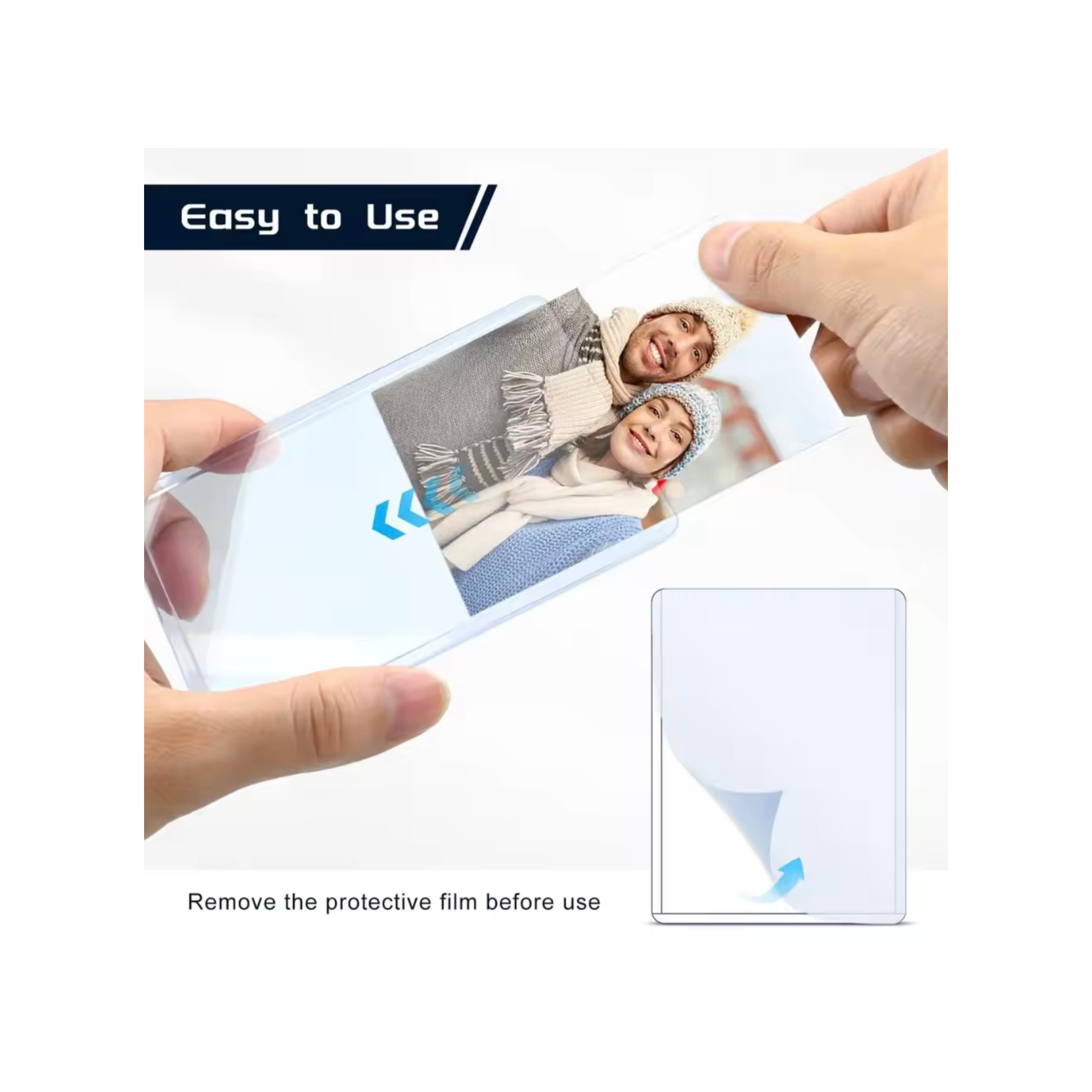 50pcs Hard Card Sleeves