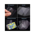 300 PCS Transparent Card Sleeves