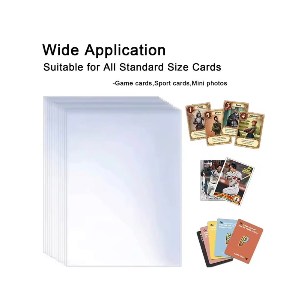 300 PCS Transparent Card Sleeves