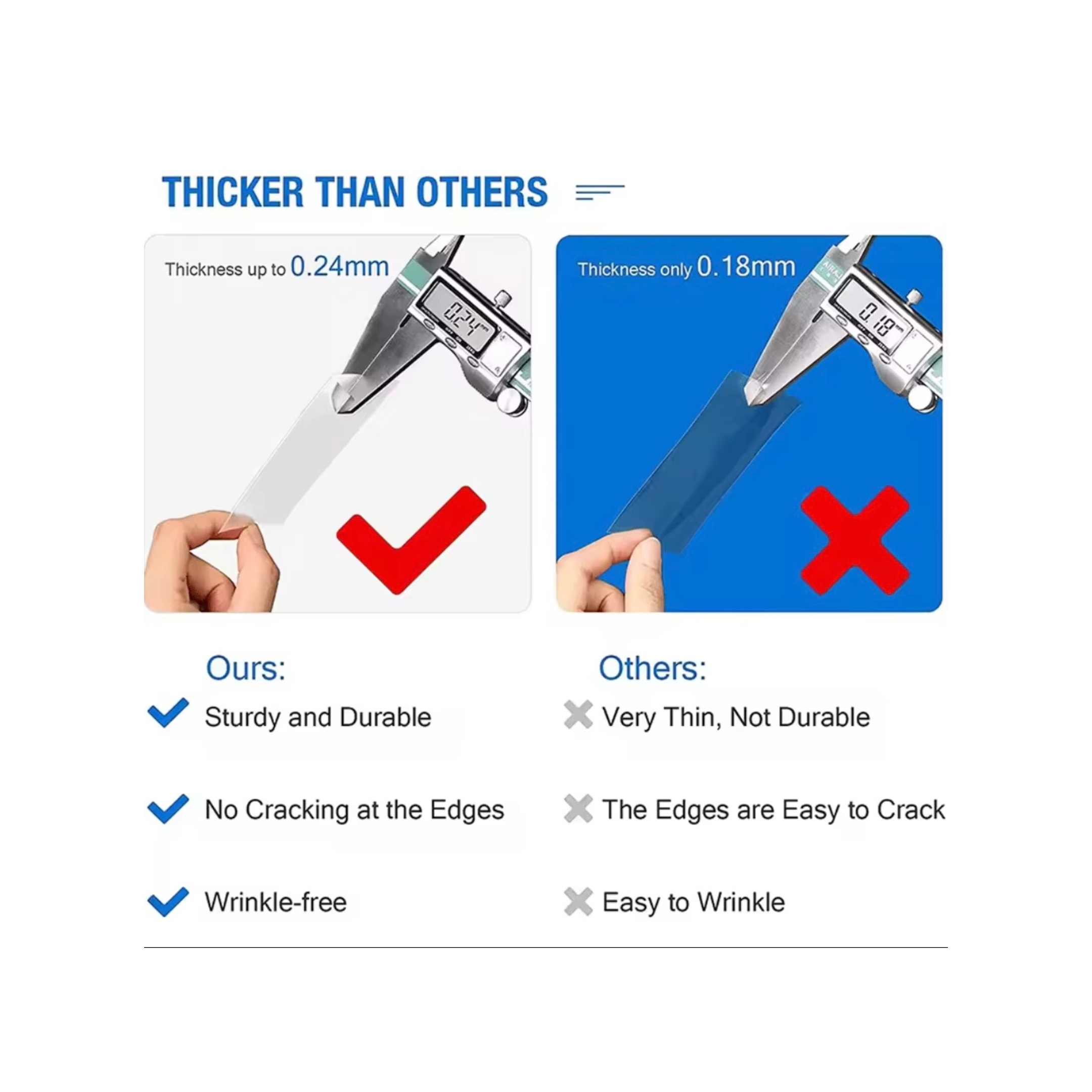 300 PCS Transparent Card Sleeves