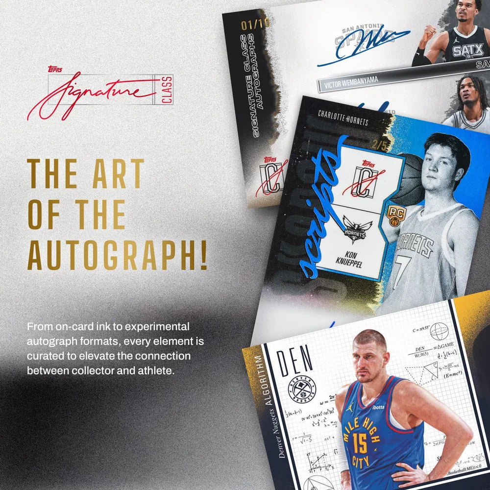 2025-26 Topps Signature Class Basketball Factory Sealed Mega Box