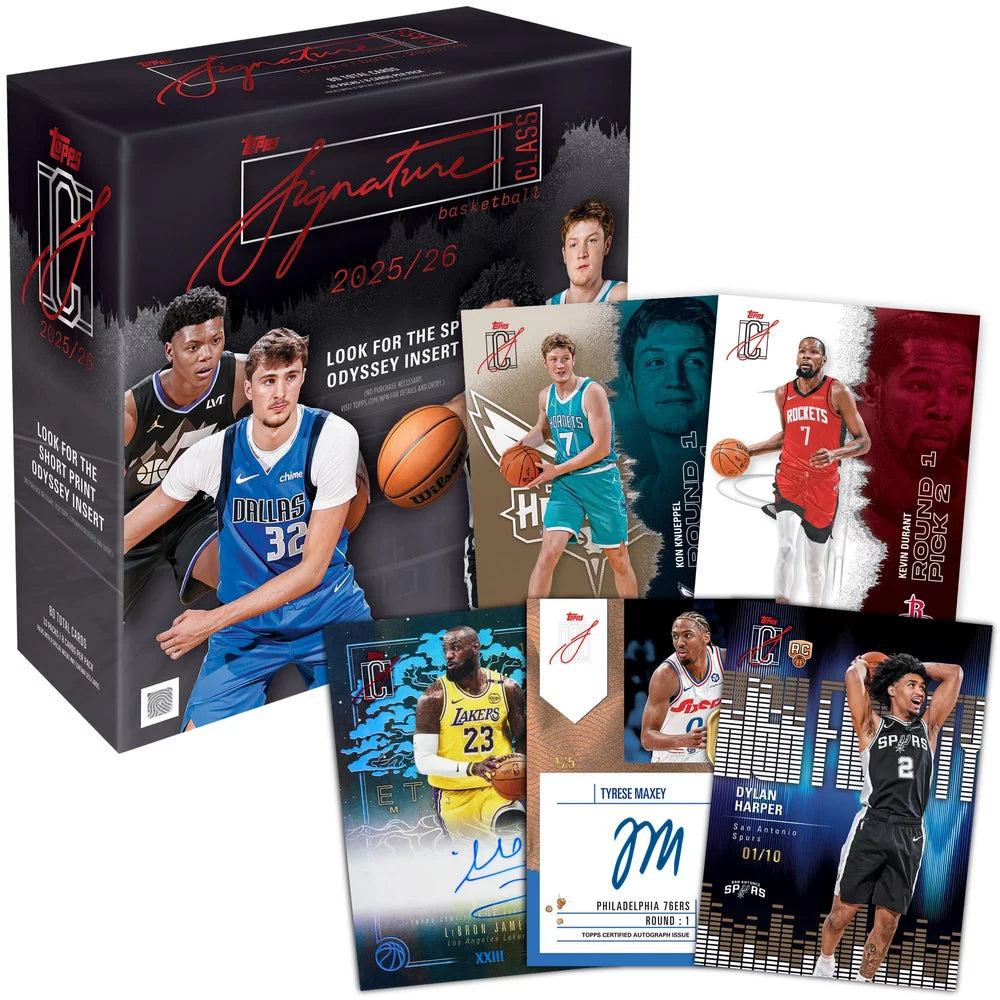 2025-26 Topps Signature Class Basketball Factory Sealed Mega Box
