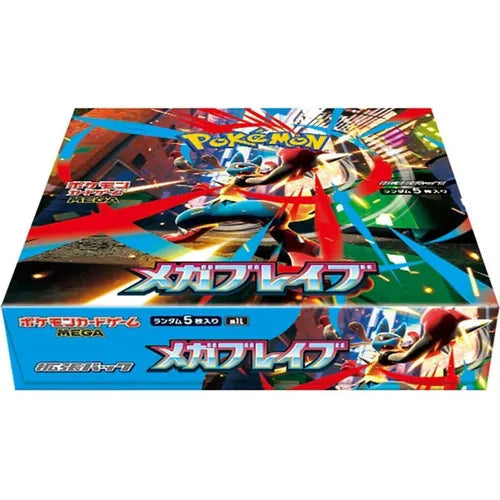 Japanese Pokemon TCG Mega Brave M1L Booster Box