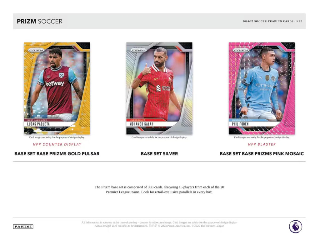 2024-25 Panini Prizm Premier League EPL Soccer Blaster Box