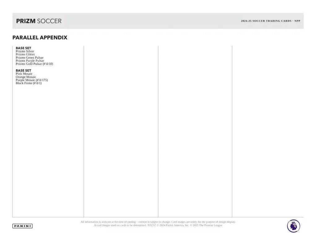 2024-25 Panini Prizm Premier League EPL Soccer Blaster Box