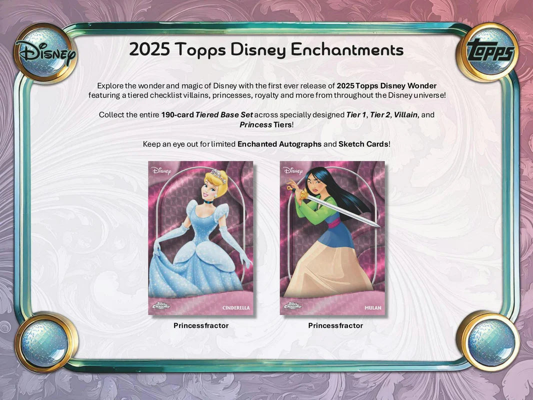 2025 TOPPS DISNEY WONDER WINTER MEGA BOX