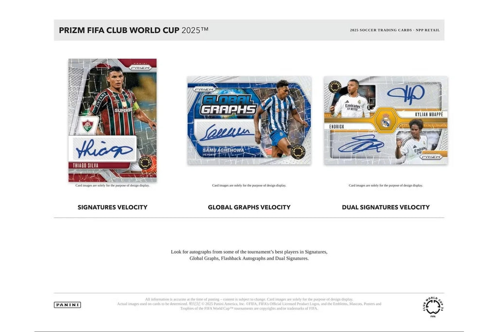 2025 Panini Prizm FIFA Club World Cup Soccer Mega Box