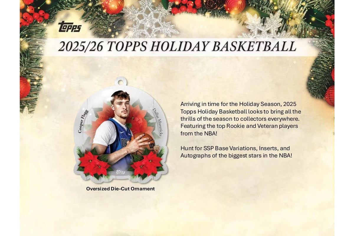Topps 2025 / 2026 Holiday Basketball Mega Box