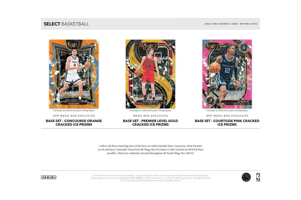 Panini 2024/2025 NBA Select Basketball Mega Box
