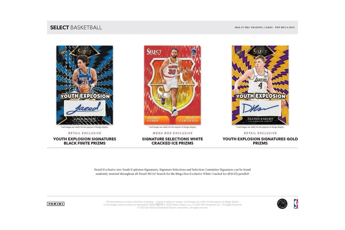 Panini 2024/2025 NBA Select Basketball Mega Box