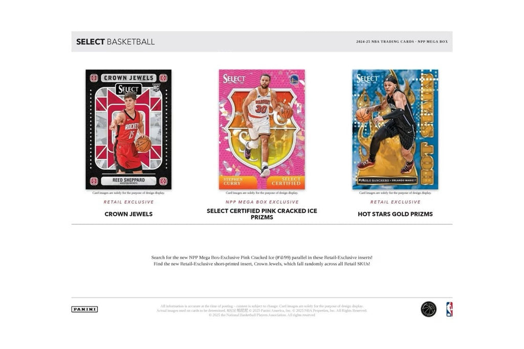 Panini 2024/2025 NBA Select Basketball Mega Box