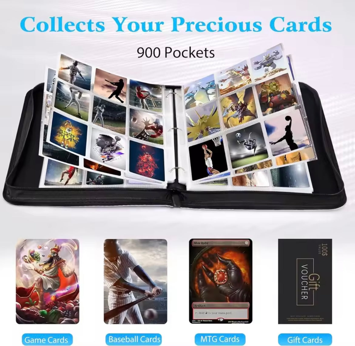 900 Pocket Card Binder