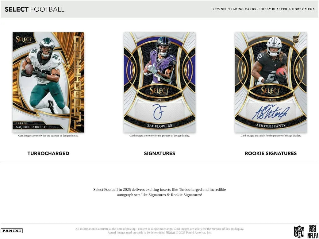 NFL 24-25 Panini Select Football Hobby Mega Box