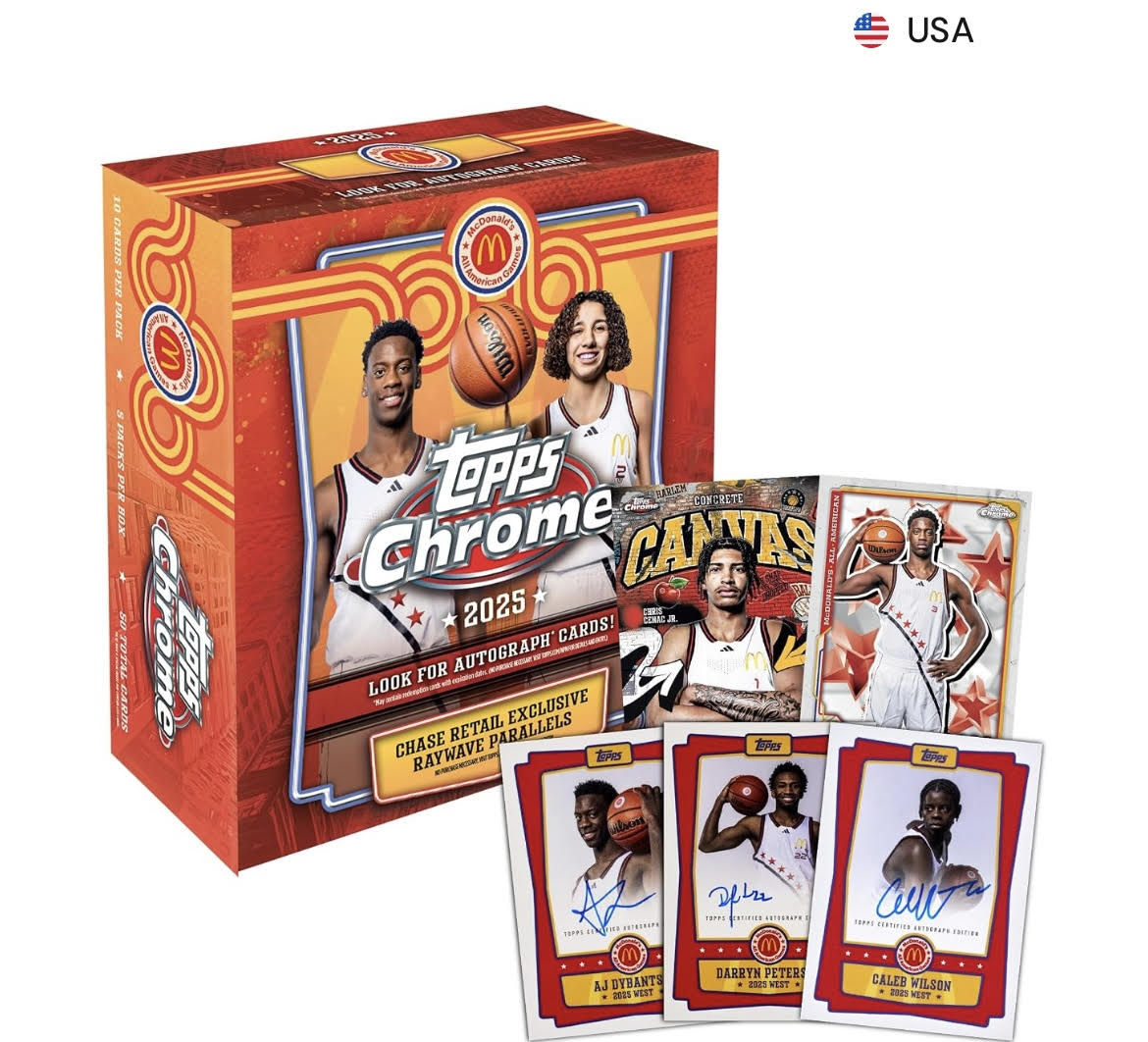NBA 25-26 Topps Chrome All-American Mcdonalds Mega Box